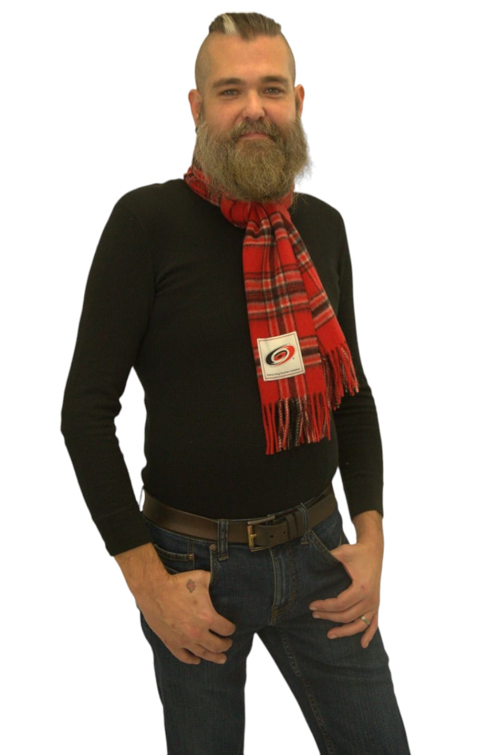 Carolina Hurricanes Lambswool Scarf Extra Long