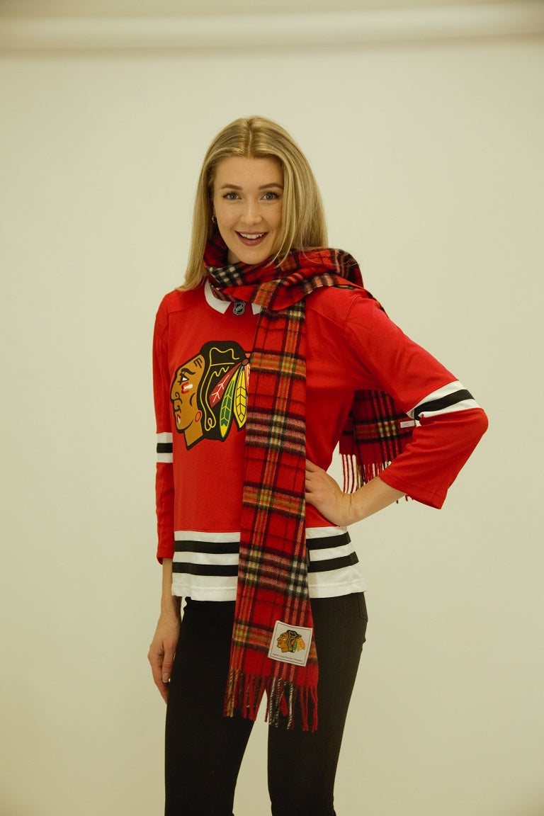 Chicago Blackhawks Extra Long Lambswool Scarf