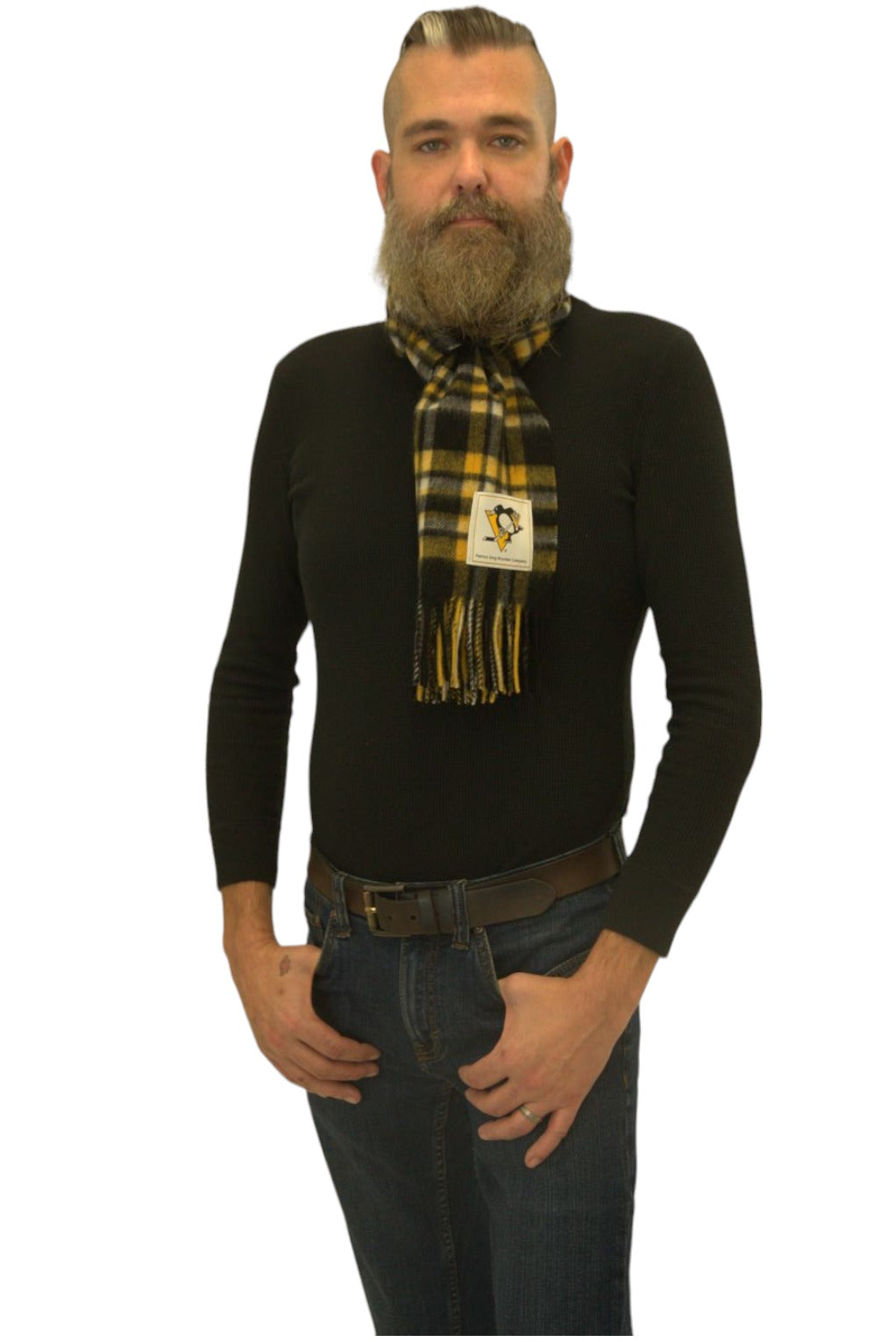 Pittsburgh Penguins Lambswool Scarf Extra Long