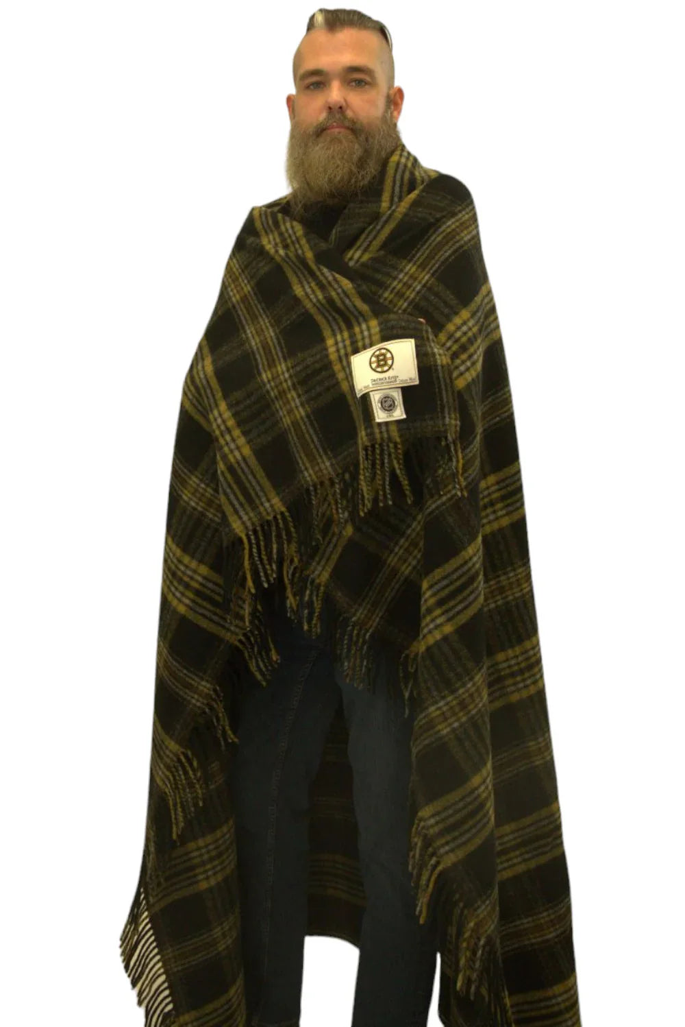 Boston Bruins Merino Wool Blanket