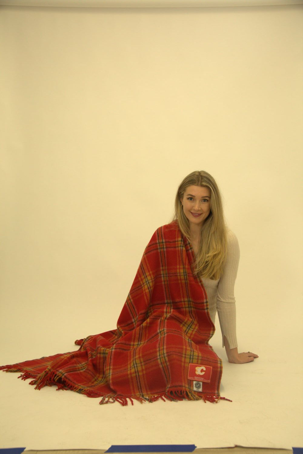 Calgary Flames Wool Blanket