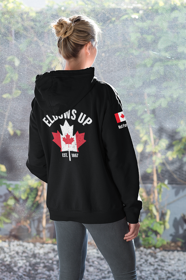 Elbows Up - These colours won't run HOODIE
