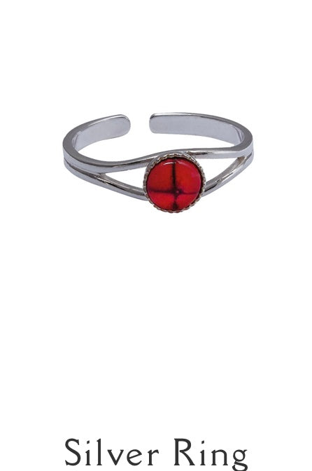 Heathergem Sterling Silver Ring.