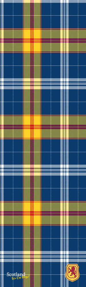 Scotland tartan silk feel scarf
