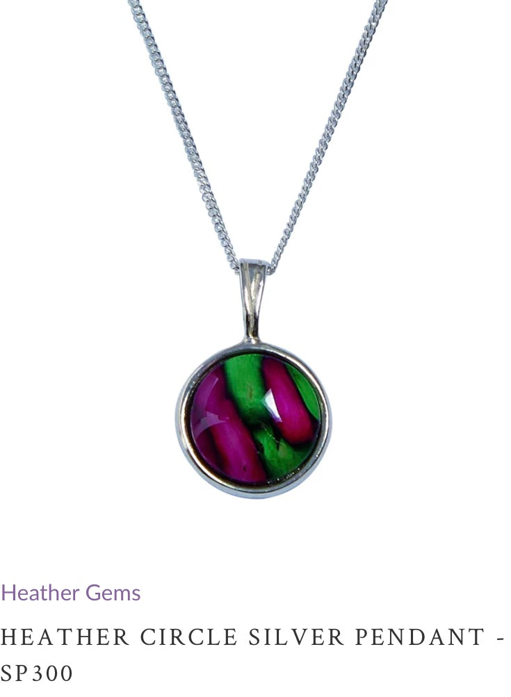 Heathergem Round Pendant