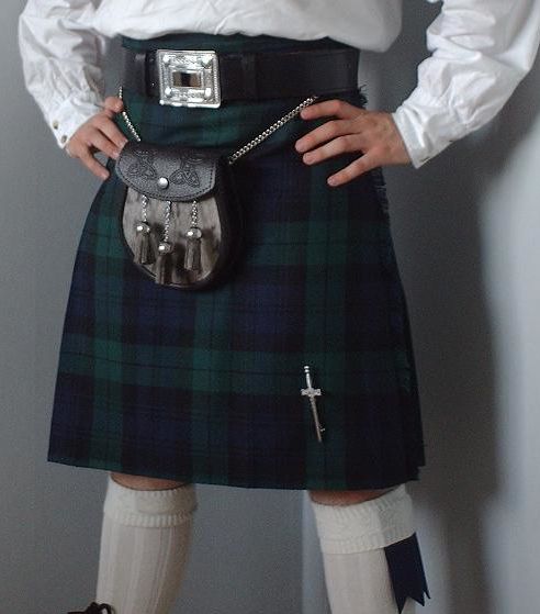 Casual Kilt Black Watch tartan