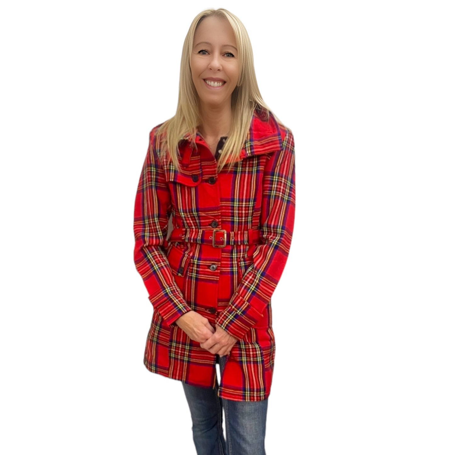 Heritage Tartan Long Trench Jacket