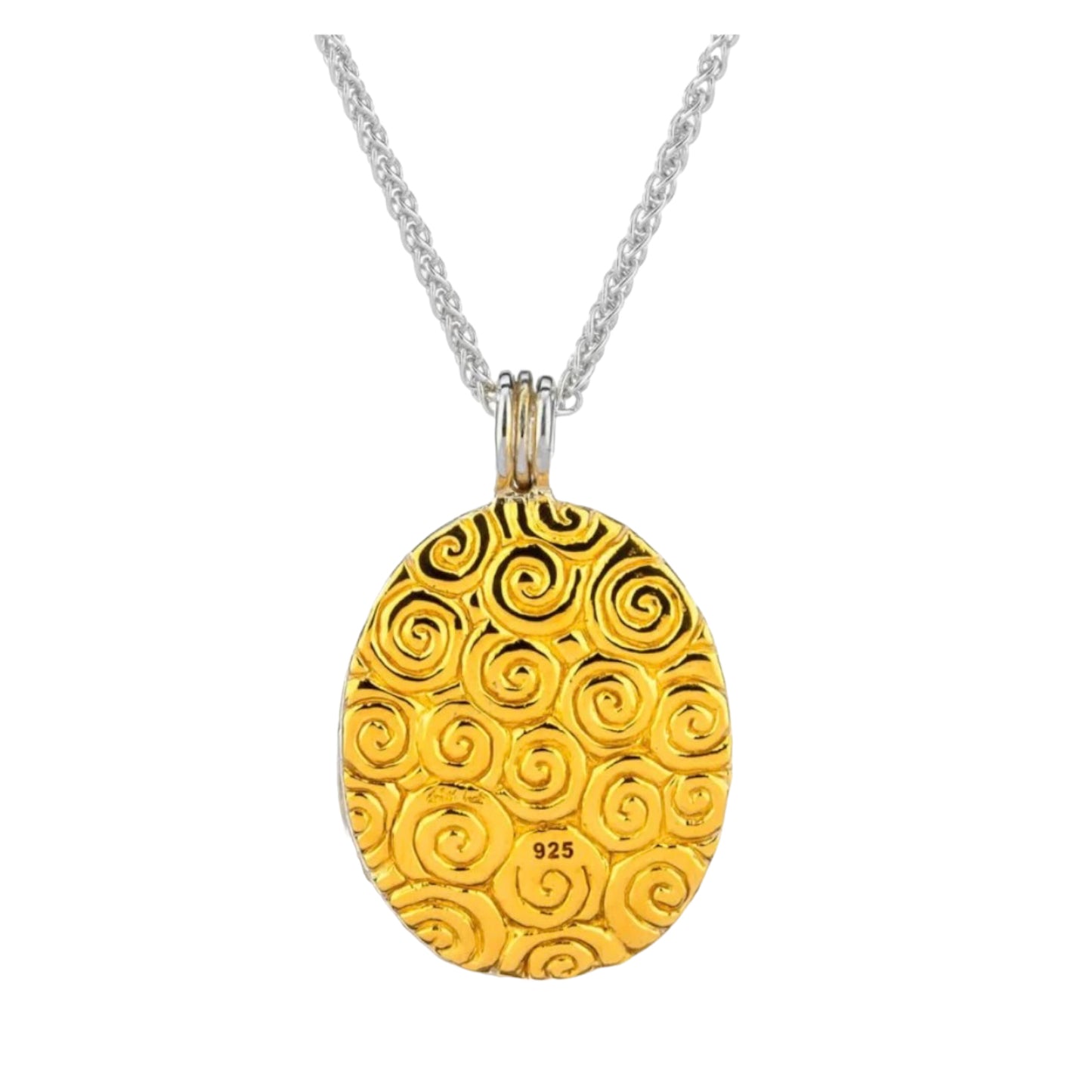 Keith Jack Silver with 22K Gold Gilding Tree of Life 4 Way Pendant