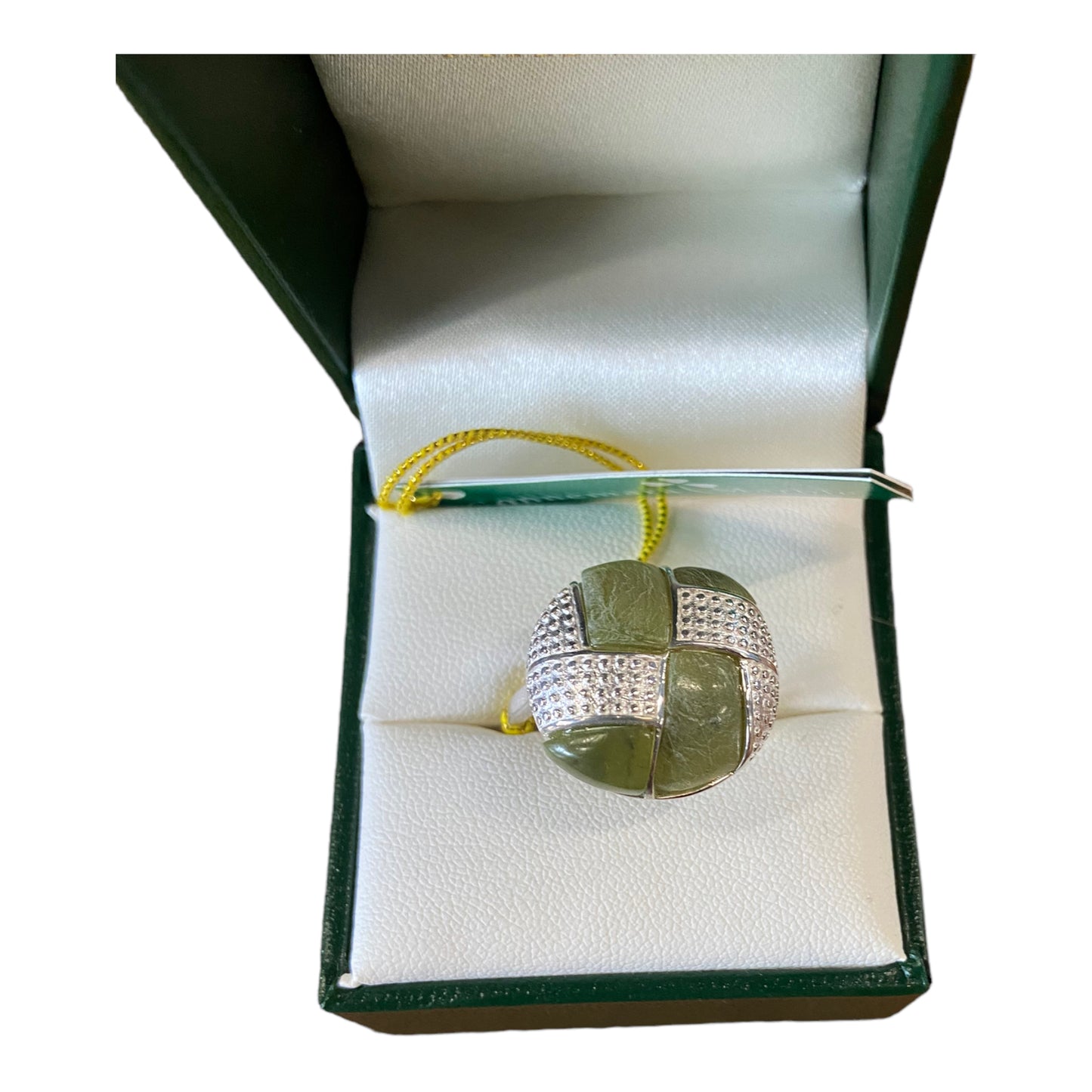 Connemara Jewelry Aran Button Connemara Marble Ring