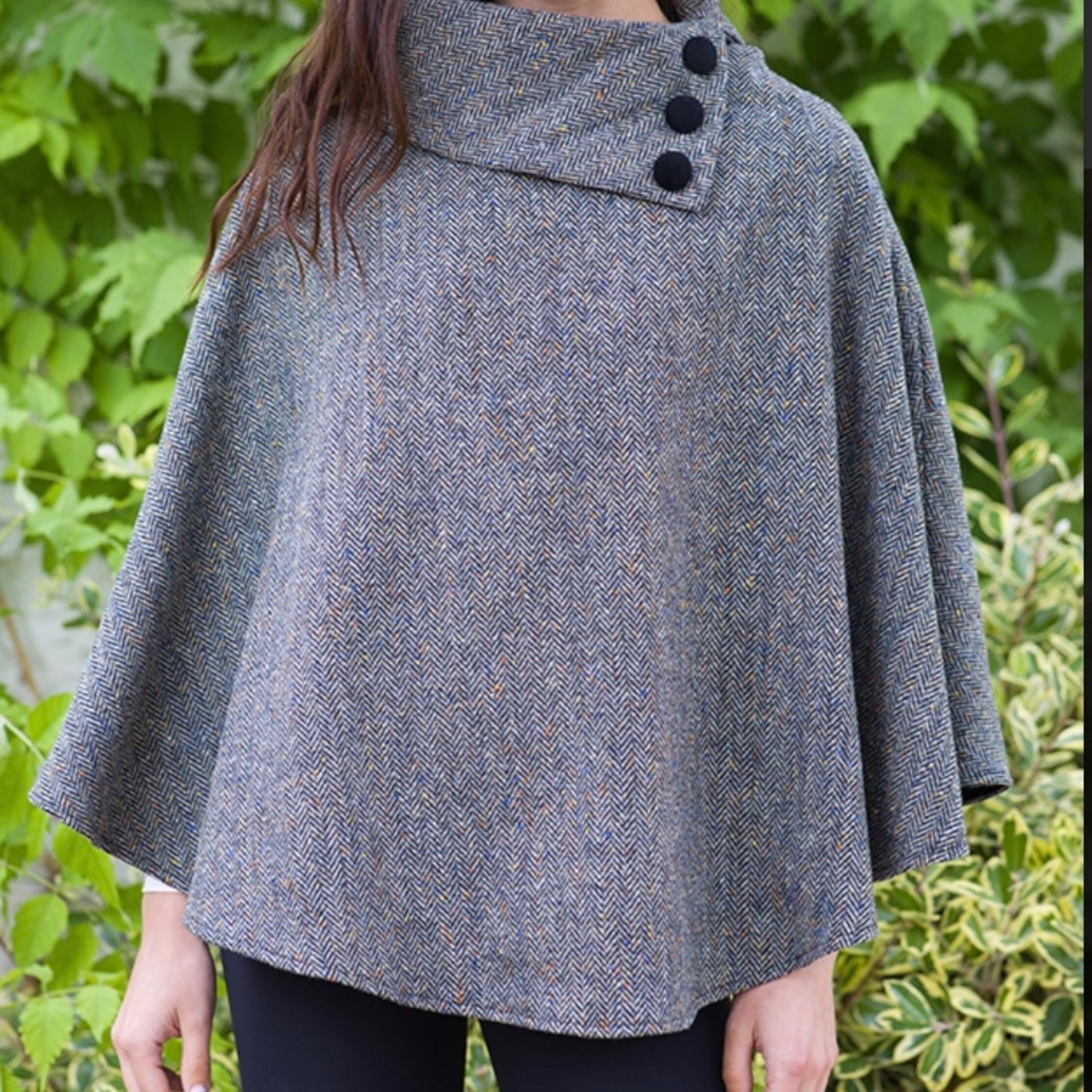 Mucros Tweed Poncho