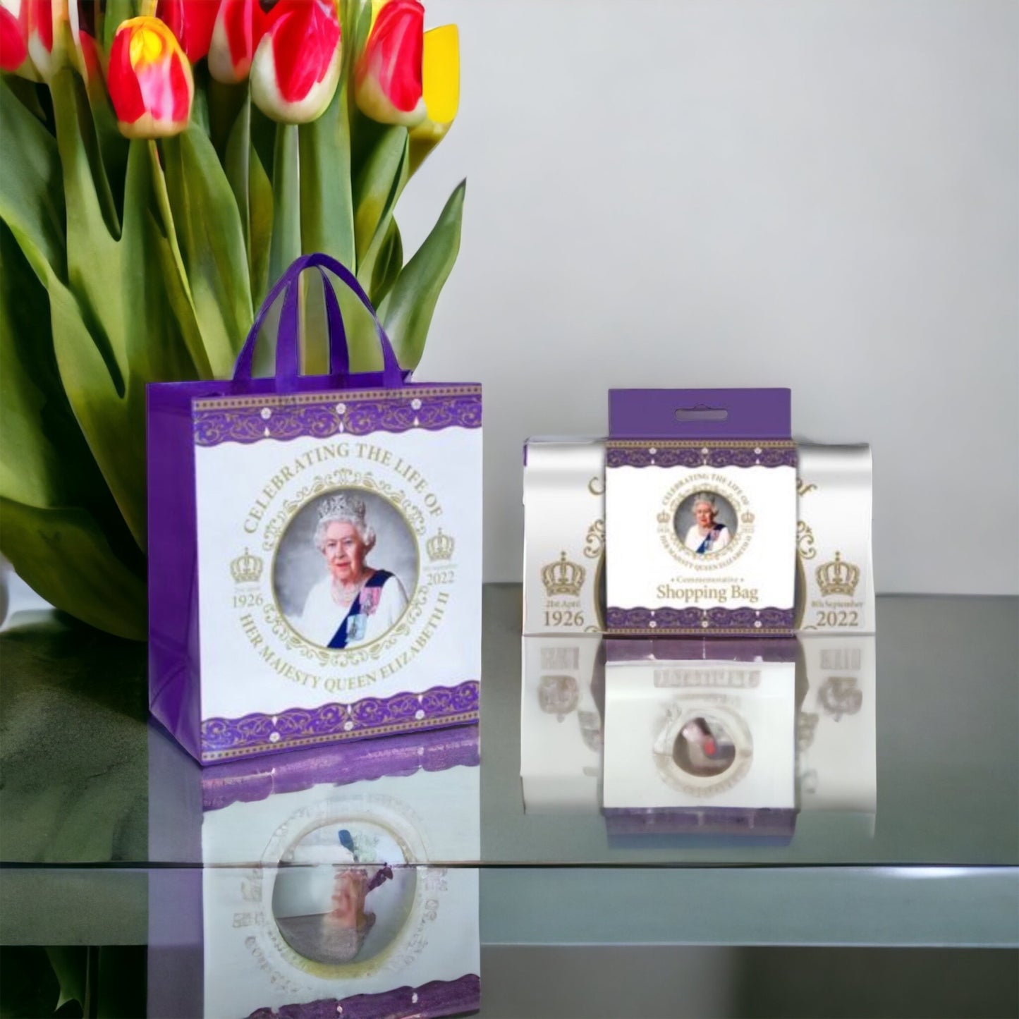 HM Queen Elizabeth 11 Commemorative Memorabilia - Queen Non-Woven Bag