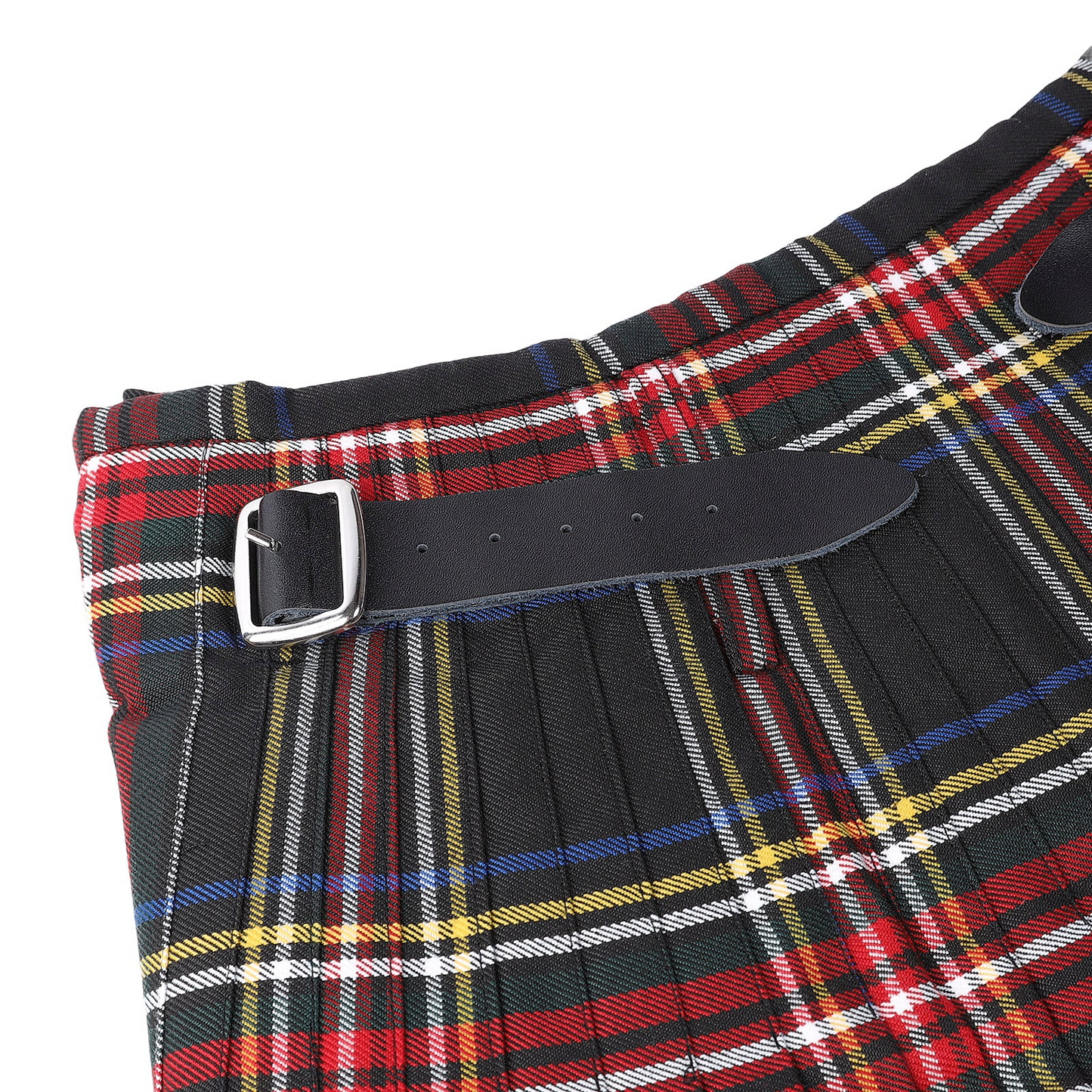 8 Yrd Deluxe Kilt - Stewart Black