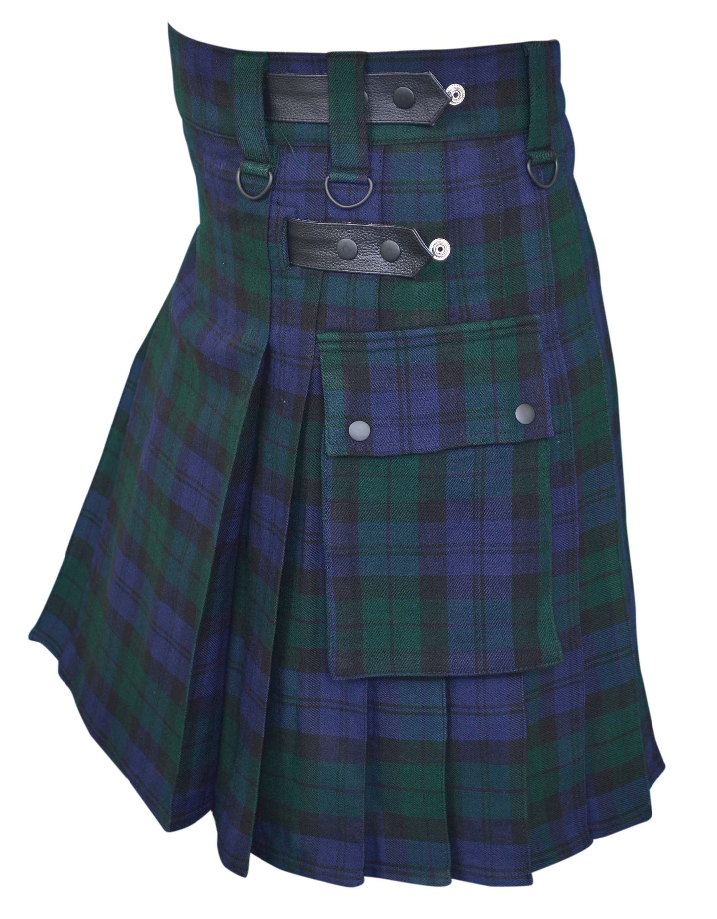 Mens Black Watch Utility Kilt