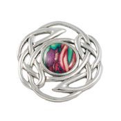 Heathergem Celtic Knot Brooch