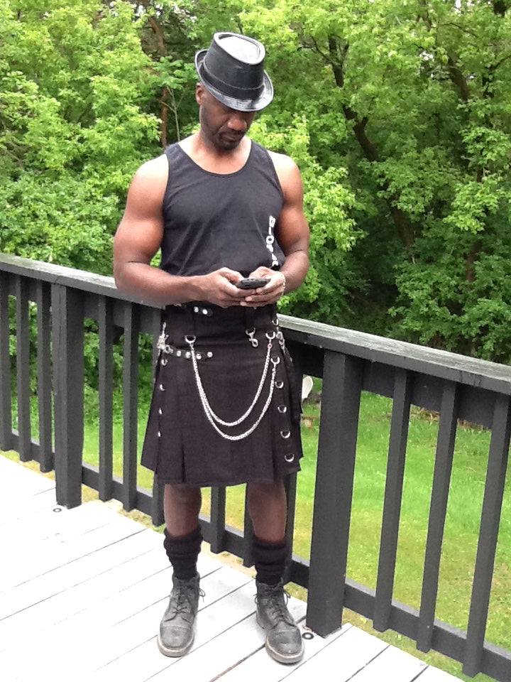 Black Hardware kilt
