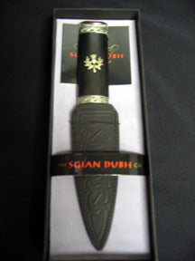 Sgian Dubh - Thistle motifSgian Dubh - Thistle motif
