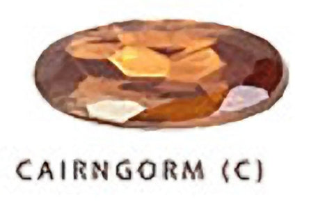 Sgian Dubh - Celtic designed with Cairngorm stone