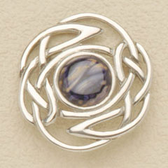 Heather Gems - Celtic Knot Brooch