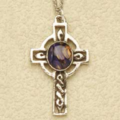 Heather Gems - Cross Pendant