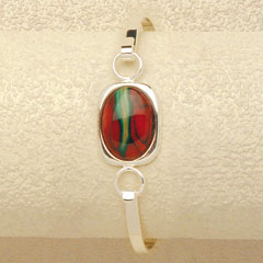 Heather Gems - Plated Bangle