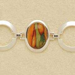 Heather Gems - Plated Bracelet