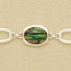 Heather Gems - Plated Bracelet