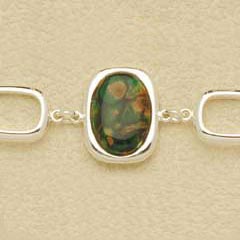 Heather Gems - Plated Bracelet