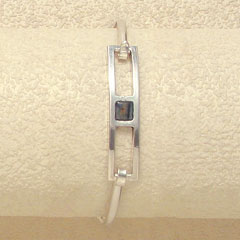 Heather Gems - Sterling Silver Bangle