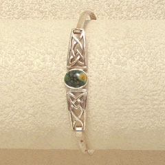 Heather Gems - Sterling Silver Bangle