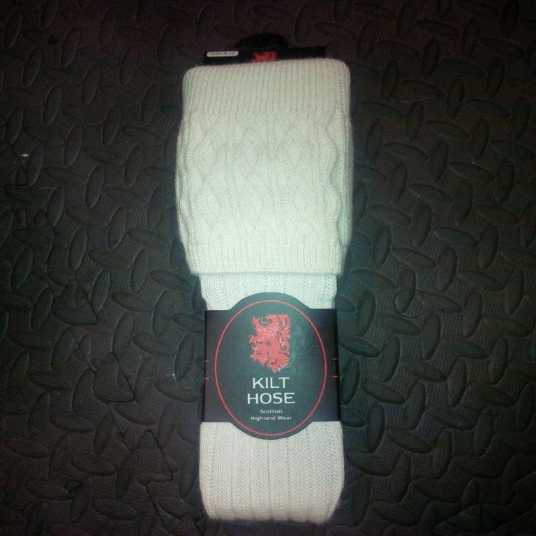 Kilt Hose Cream Colour