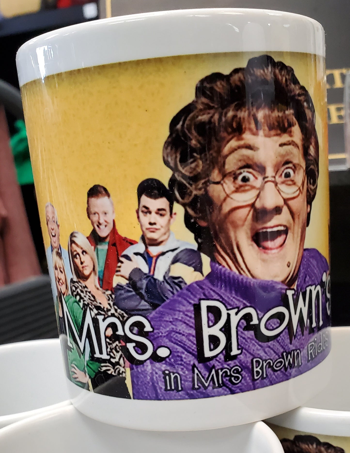 Mrs Brown Cast Mug