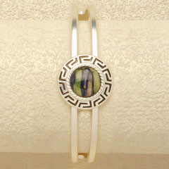 Heather Gems - Celtic Circle Pewter Bangle