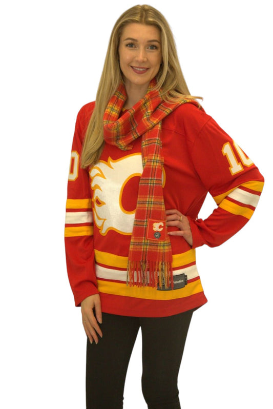 Calgary Flames Extra Long Lambswool Scarf