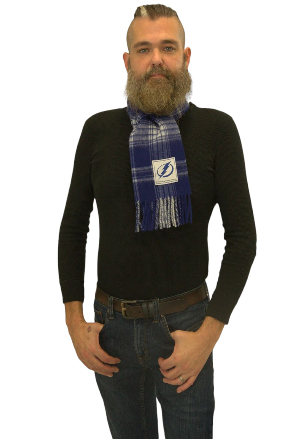 Tampa Bay Lightning Lambswool Scarf Extra Long