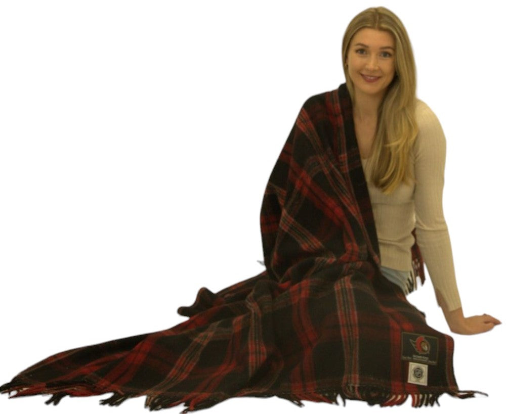 Ottawa Senators Wool Blanket