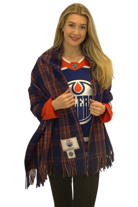 Edmonton Oilers Wool Stadium Blanket