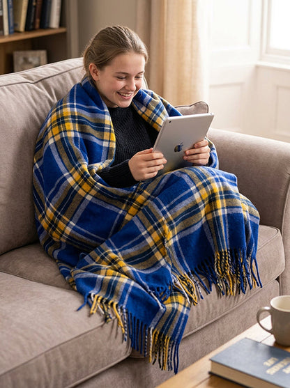 Sunlit Horizon Deluxe Wool Knee Blanket