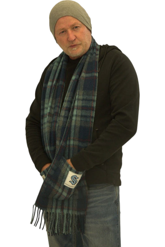 Seattle Kraken Wool Pocket Scarf