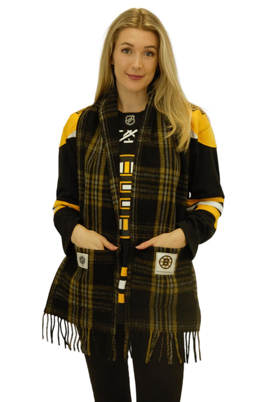 Boston Bruins Wool Pocket Scarf