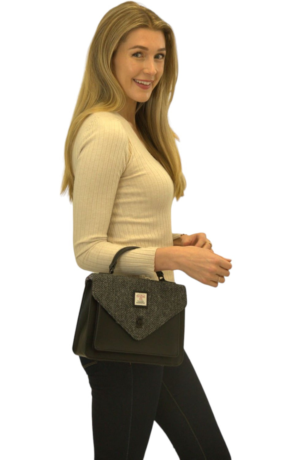 Harris Tweed Large Satchel