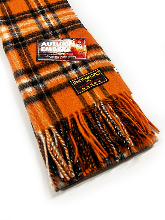 Autumn Ember Lambswool Scarf