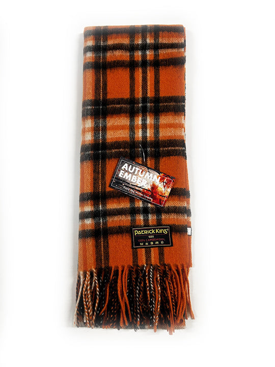 Autumn Ember Lambswool Scarf