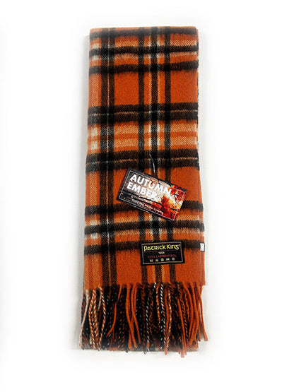 Autumn Ember Lambswool Scarf
