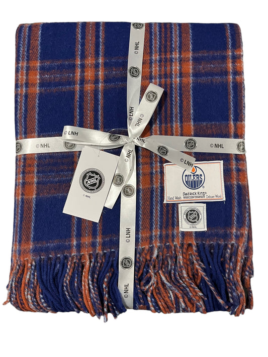 Edmonton Oilers Wool Blanket