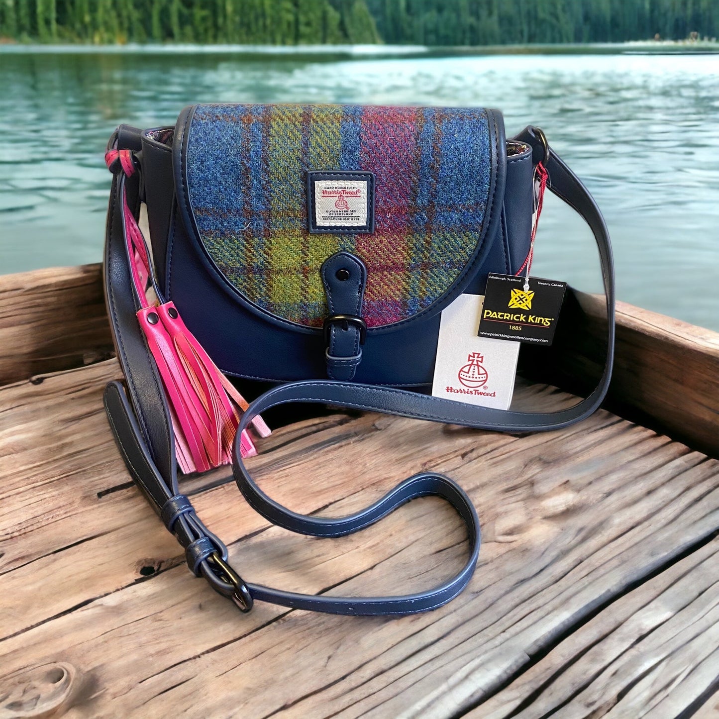 Harris Tweed Saddle Bag