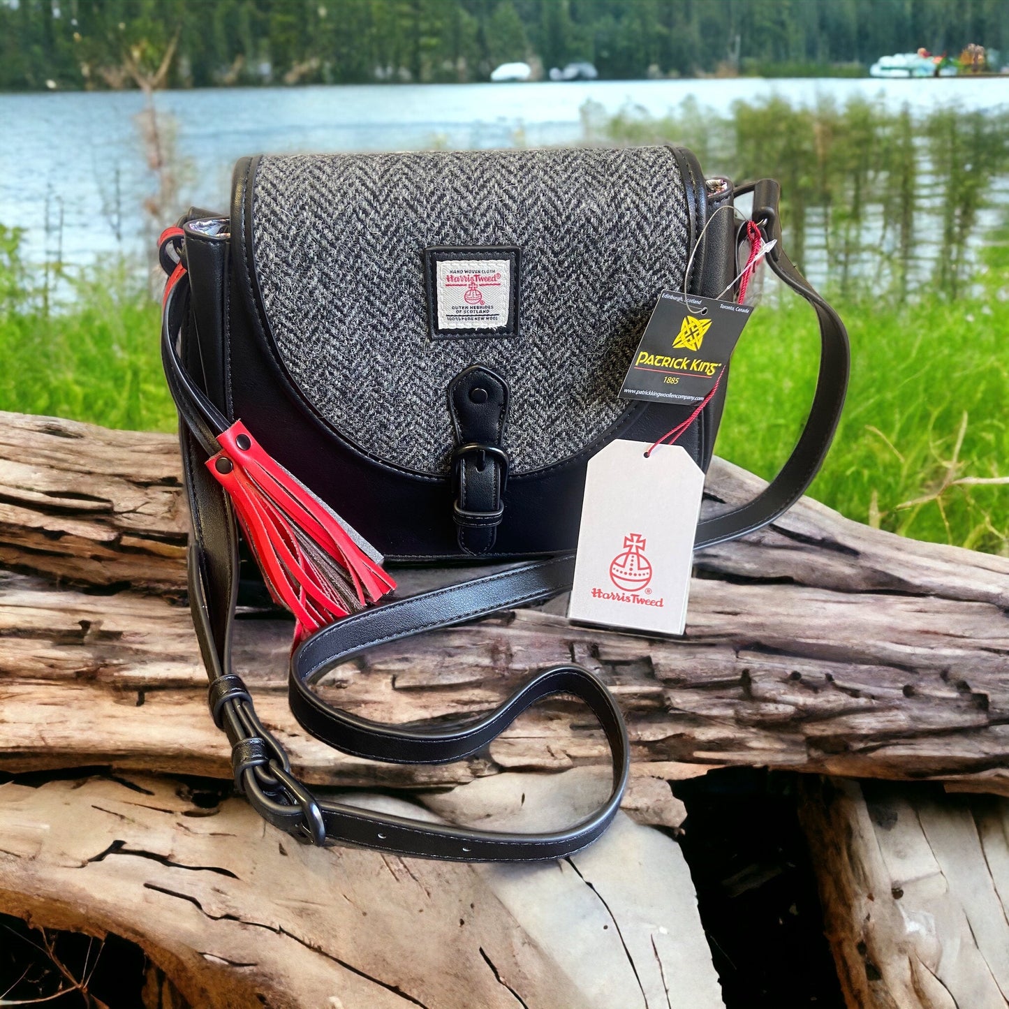 Harris Tweed Saddle Bag