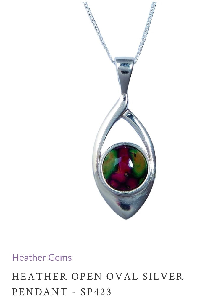 Heathergem Sterling Silver Pendant.