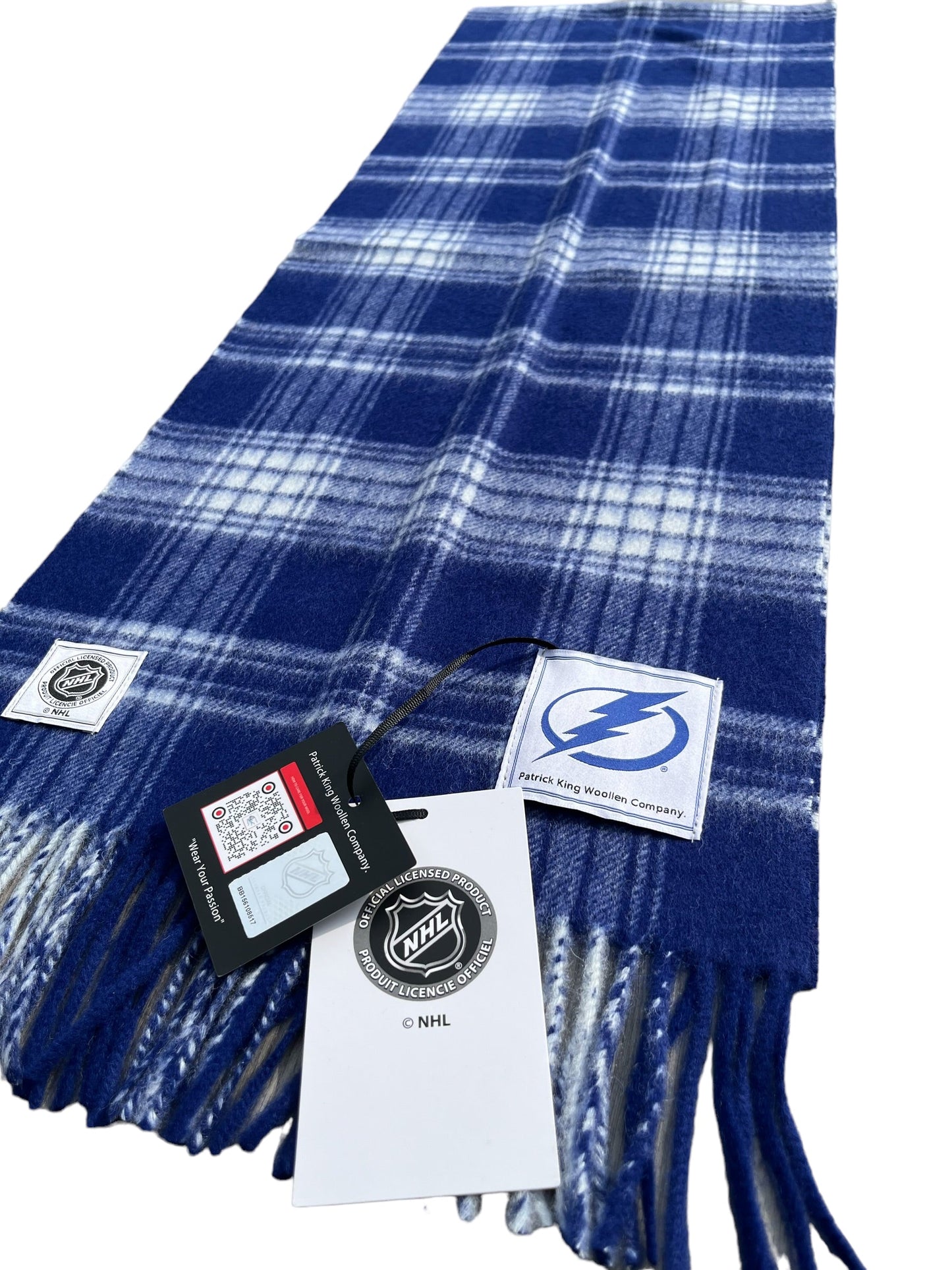 Tampa Bay Lightning Lambswool Scarf Extra Long