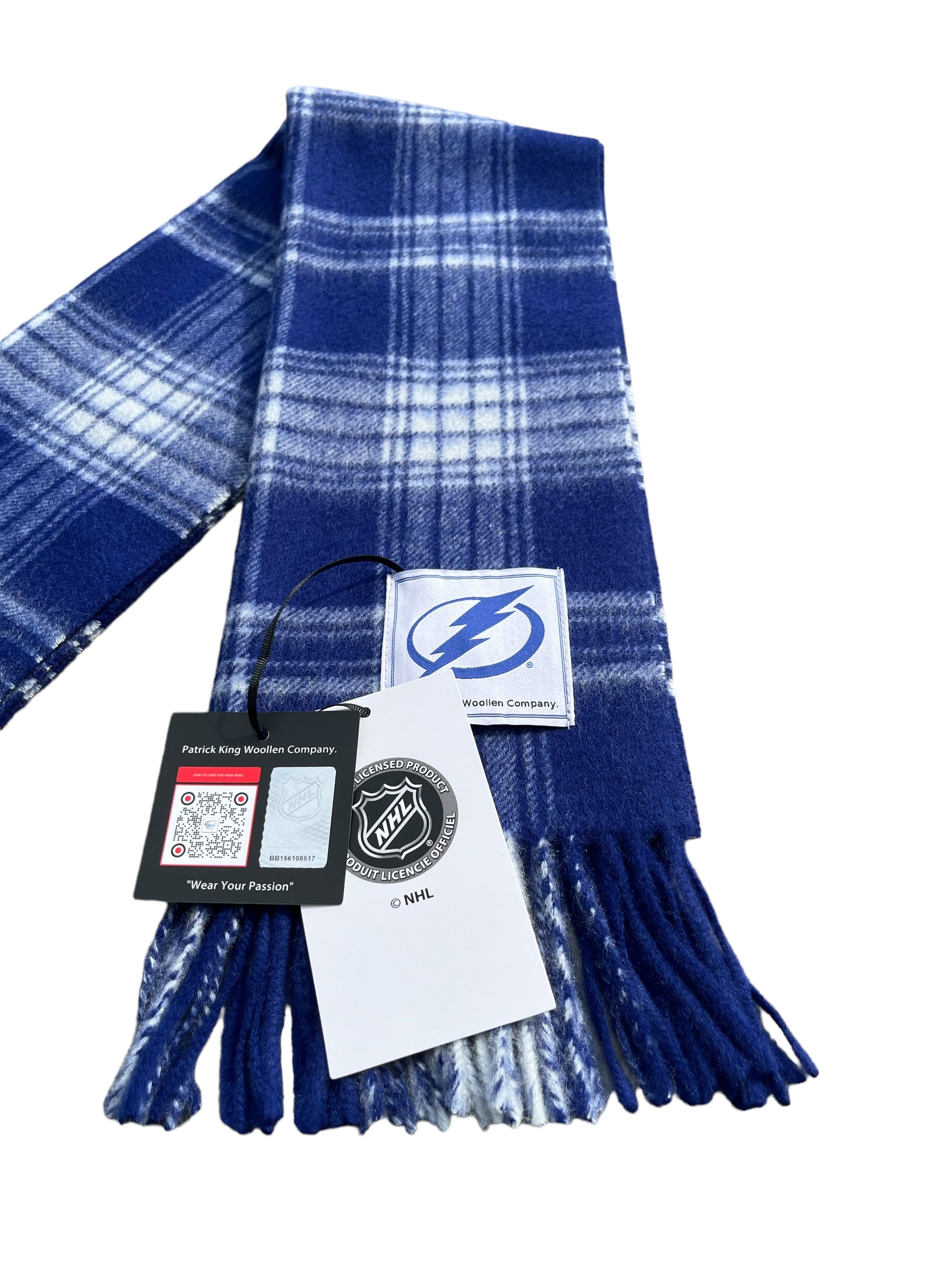 Tampa Bay Lightning Lambswool Scarf Extra Long