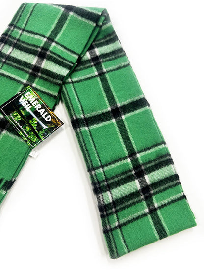 Emerald Veil Lambswool Scarf